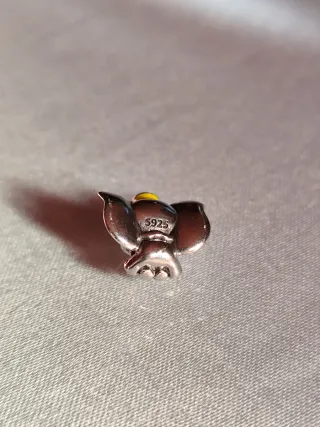 Charm Dumbo de Plata Ley para Pandora