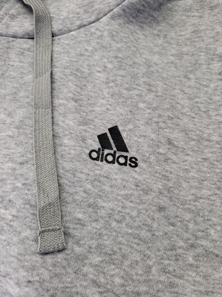 Sudadera Adidas 3 Rayas Gris Talla M