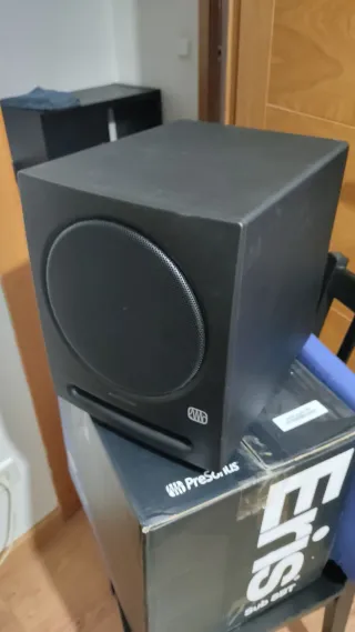 Subwoofer NUEVO PreSonus Bluetooth de 8 pulgadas.