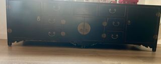 Mueble Oriental Negro y Dorado