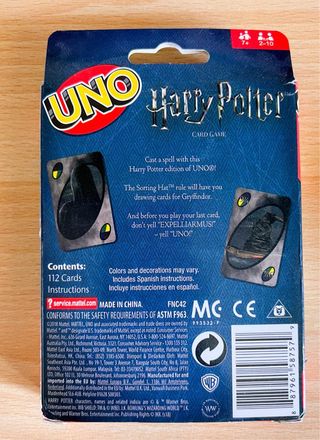 UNO Harry Potter Card Game Famiglia Natale Gift