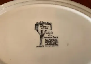 Vajilla Johnson Brothers Porcelana Inglesa