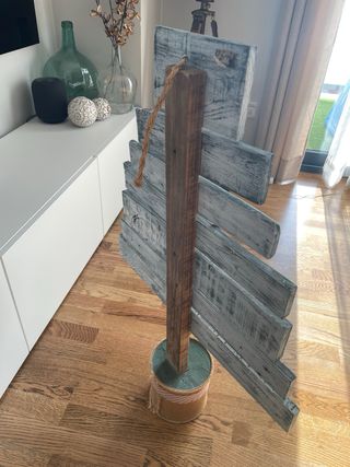 Árbol de Navidad artesanal  Decorativo Madera