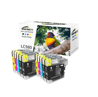 10 Cartuchos LC-980 de Tinta Impresoras Brother