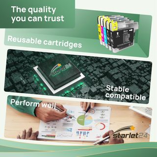 10 Cartuchos LC-980 de Tinta Impresoras Brother