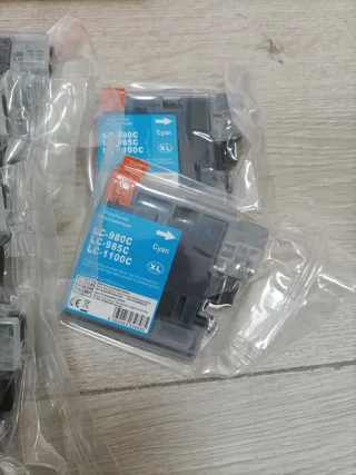 10 Cartuchos LC-980 de Tinta Impresoras Brother