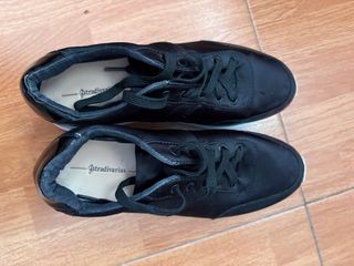 Tenis negros plataforma