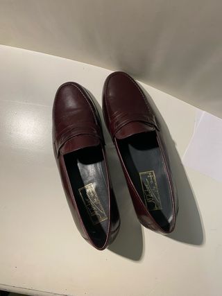 Mocasines de piel marrones talla 41