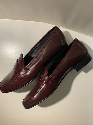 Mocasines de piel marrones talla 41