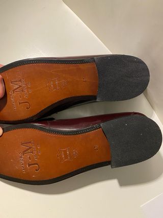 Mocasines de piel marrones talla 41