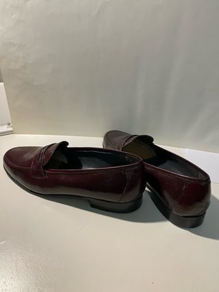 Mocasines de piel marrones talla 41