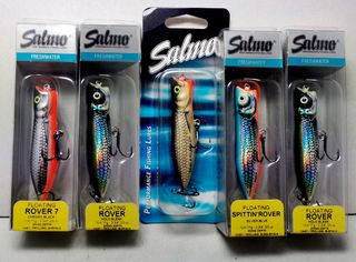 Lote de 5 señuelos Salmo Rover 7cm para pescar