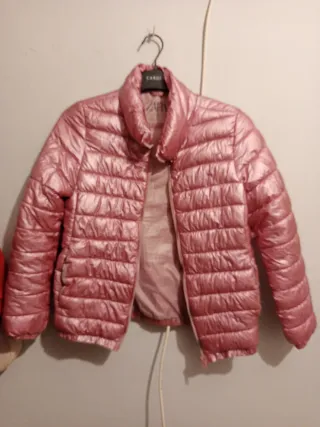 Casaca térmica niña Zara rosa