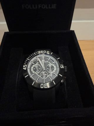 Reloj Folli Follie Negro con Caja
