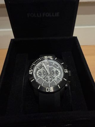 Reloj Folli Follie Negro con Caja