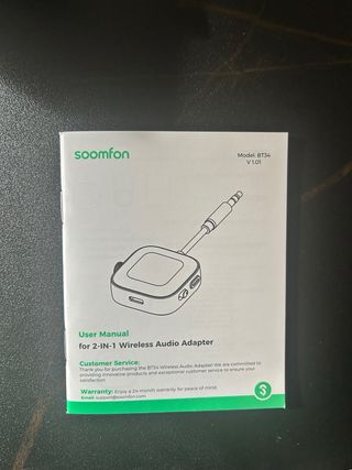 Transmisor Receptor Bluetooth 5.3 Soomfon