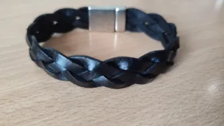 Pulsera trenzada hombre cierre Zamak