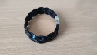 Pulsera trenzada hombre cierre Zamak