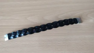 Pulsera trenzada hombre cierre Zamak