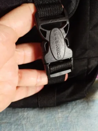 Mochila bandolera Converse Vintage Negra