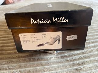 Zapatos de tacón negros talla 39