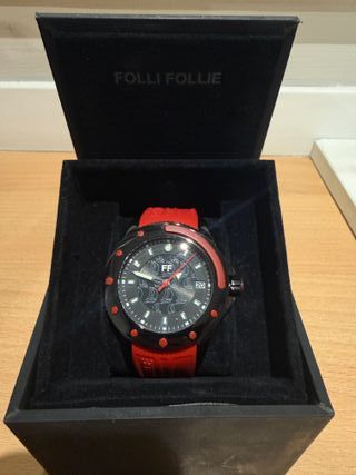 Reloj Folli Follie Negro y Rojo