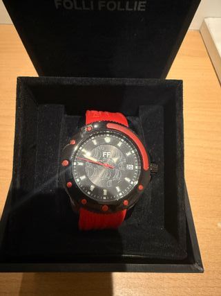 Reloj Folli Follie Negro y Rojo