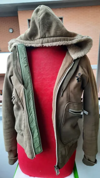 Giacchetto Diesel verde oliva con cappuccio