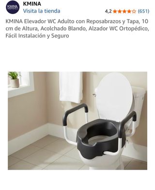 Elevador WC KMINA con Reposabrazos