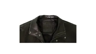 Cazadora de cuero negra Talla XL