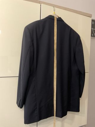 Completo nero 100 %di lana vintage