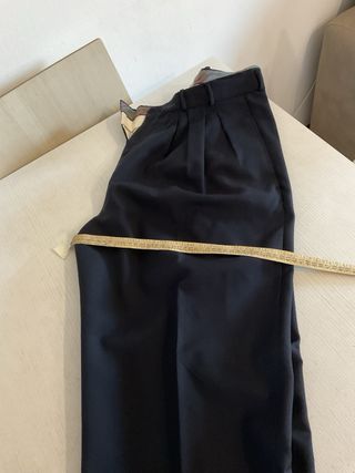 Completo nero 100 %di lana vintage