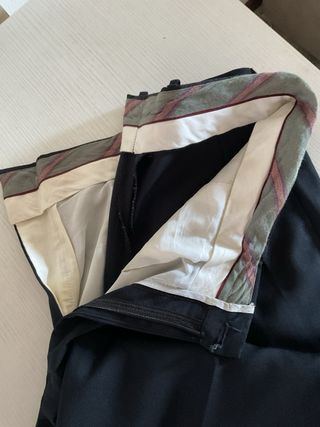 Completo nero 100 %di lana vintage