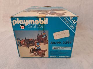 playmobil 3244 US artiglieria e carrozza + SCATOLA