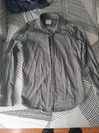 Camisa Scalpers gris talla 39