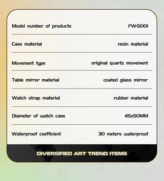 Reloj Mark Fairwhale Negro Multicolor