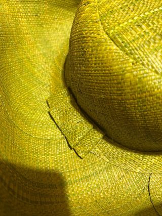 Sombrero Pamela verde pistacho