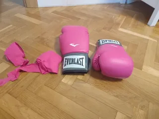 Guantes Boxeo Everlast Mujer 10oz + Cinta