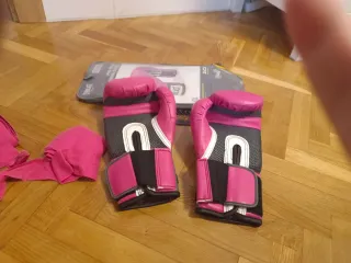 Guantes Boxeo Everlast Mujer 10oz + Cinta
