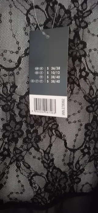 Top Fiesta Encaje y Lentejuelas Talla S/M