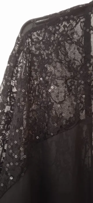 Top Fiesta Encaje y Lentejuelas Talla S/M