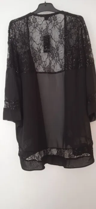 Top Fiesta Encaje y Lentejuelas Talla S/M