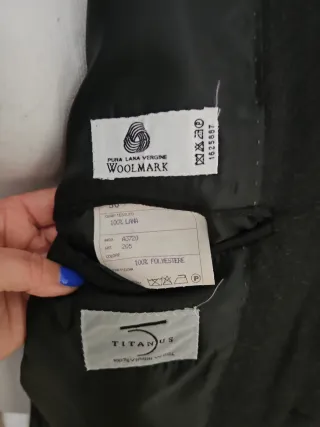 Giacca uomo lana grigio scuro