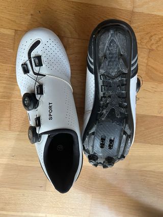 Zapatillas Ciclismo Blancas Deportivas