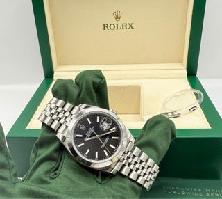 Rolex Date Just 126300 esfera negra