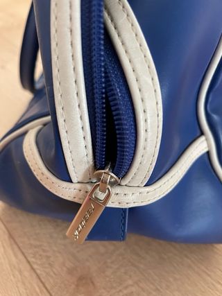 Bolso Deportivo Reebok Azul Marino Años 90