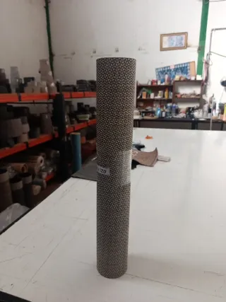 Alfombra vinilo beige/marrón