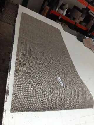 Alfombra vinilo beige/marrón