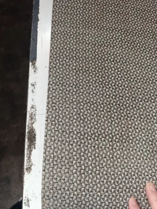 Alfombra vinilo beige/marrón