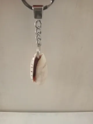 Llavero caracola natural
